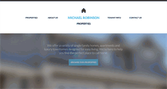 Desktop Screenshot of michaelrobinsonproperties.com