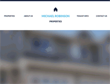 Tablet Screenshot of michaelrobinsonproperties.com